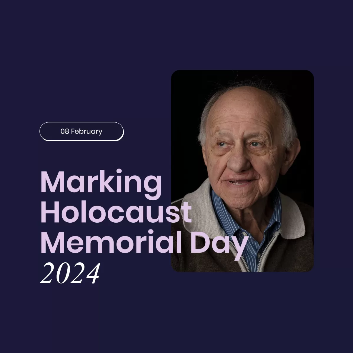 Lansons Event Holocaust Memorial Day 2024 Zigi Shipper 1200sq