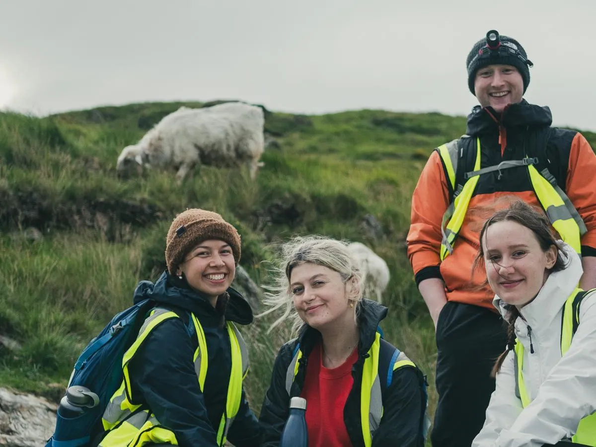 Lansons Snowden Trekkers for charity 2025