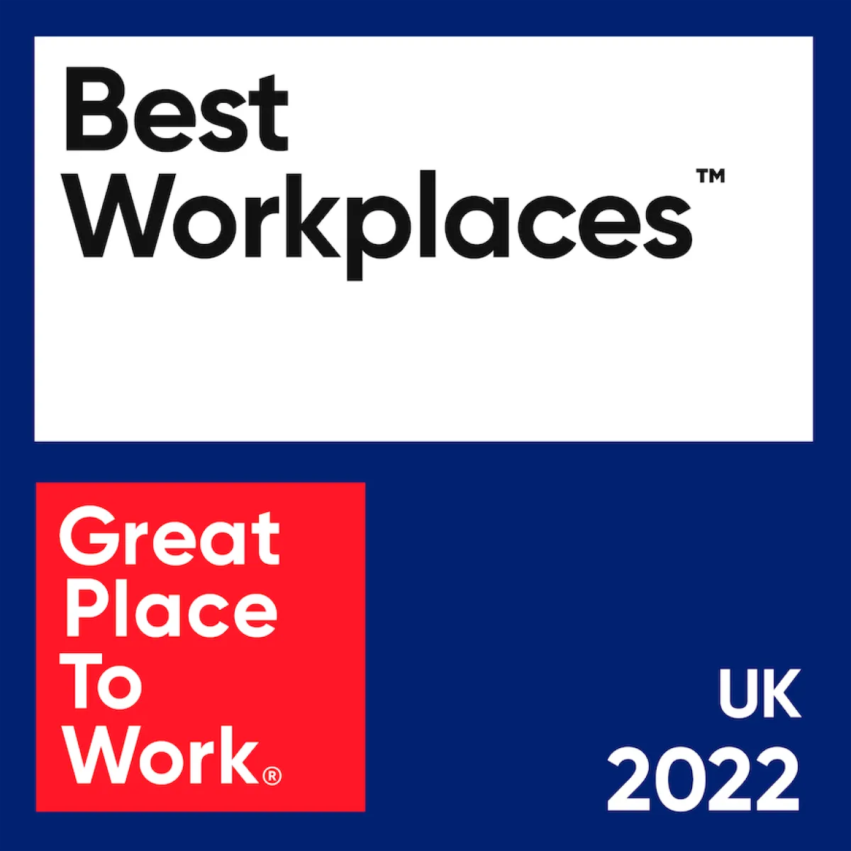 GPTW 2022 UK Best Workplaces Logo